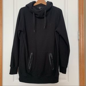 VOLCOM long black kangaroo hoodie size M